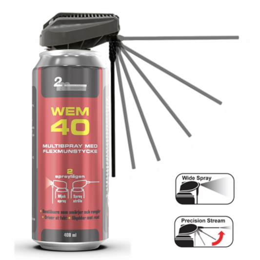 WEM 40 Multispray 400ml, Smart straw